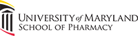 Official logo for the University of Maryland School of Pharmacy.