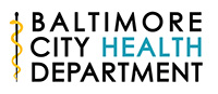 Official logo for the Baltimore City Health Department.