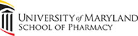 Official logo for the University of Maryland School of Pharmacy.