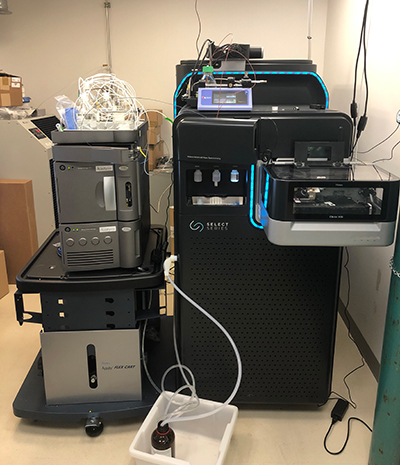 The Waters Select Series Cyclic IMS mass spectrometer instrument.