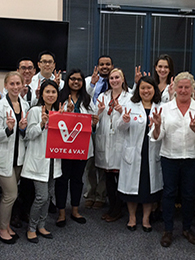 Student Pharmacists Participate in National Vote & Vax Initiative