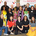 PATIENTS staff member pose for group photo during PATIENTS Day 2019.