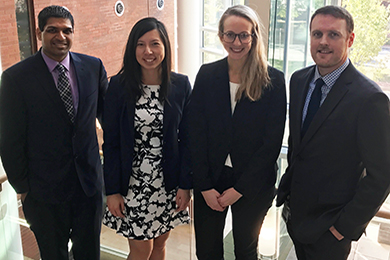 From Left to Right: Drs. Devabhakthuni, Tang, Gale, and Reed