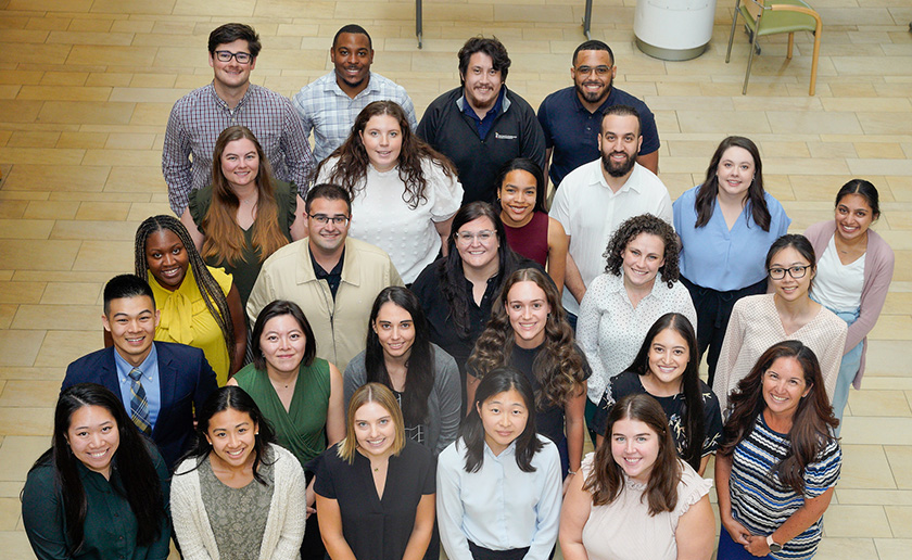 Group photo of the 2024 residents and fellows